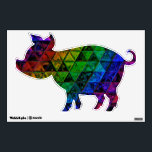 Pride Glass  Wall Decal<br><div class="desc">Thank you for checking out my design. Follow my art on Instagram @MRNStudios or ko-fi.com/MRNStudios</div>