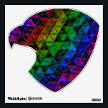 Pride Glass  Wall Decal<br><div class="desc">Thank you for checking out my design. Follow my art on Instagram @MRNStudios or ko-fi.com/MRNStudios</div>