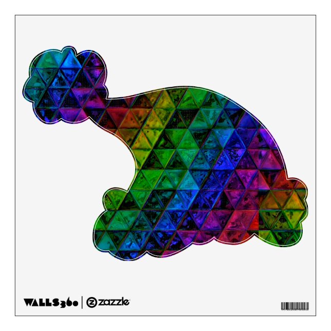 Pride Glass  Wall Decal (Front)