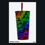 Pride Glass  Wall Decal<br><div class="desc">Thank you for checking out my design. Follow my art on Instagram @MRNStudios or ko-fi.com/MRNStudios</div>
