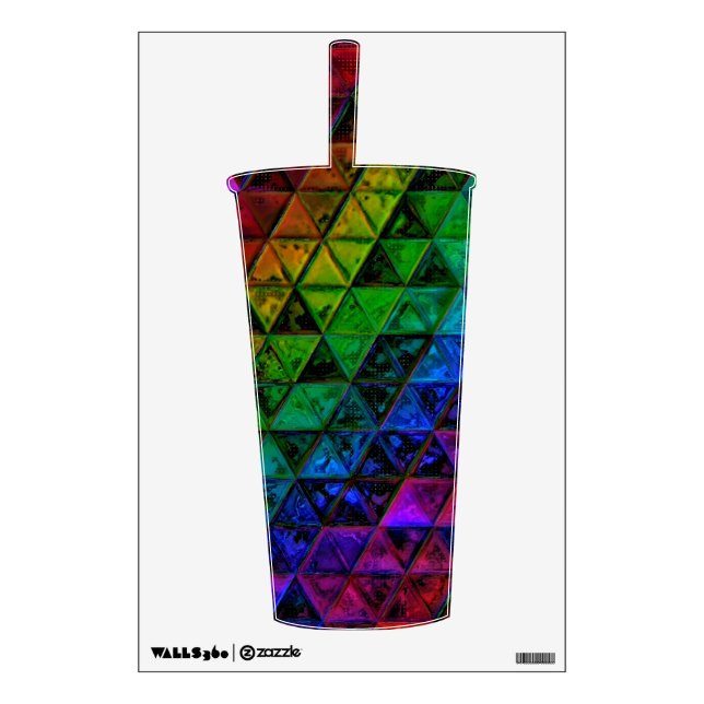 Pride Glass  Wall Decal (Front)