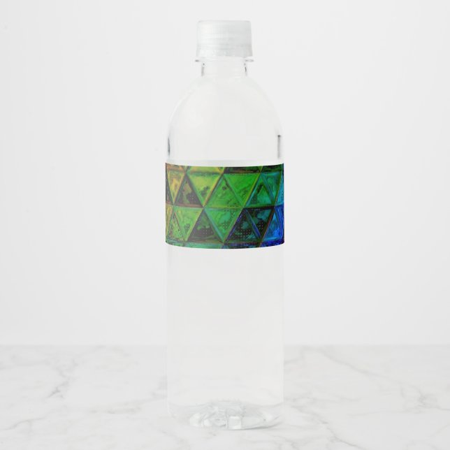 Pride Glass  Water Bottle Label (Front)