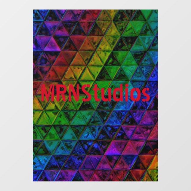 Pride Glass  Window Cling (Sheet)