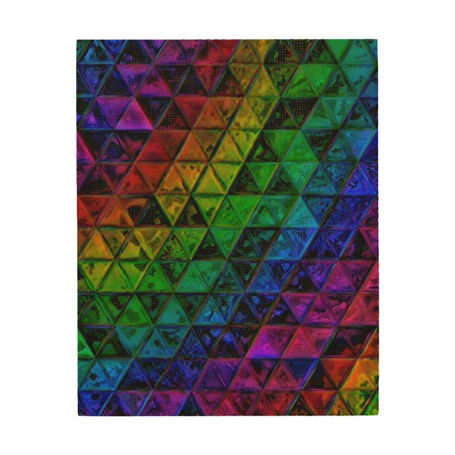 Pride Glass  Wood Wall Art (Front)