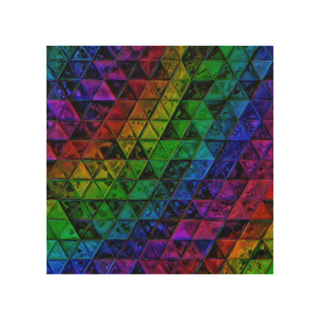 Pride Glass  Wood Wall Art (Front)