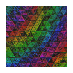 Pride Glass Wood Wall Art