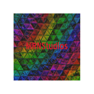 Pride Glass Wood Wall Art