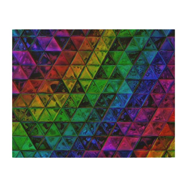 Pride Glass  Wood Wall Art (Front)