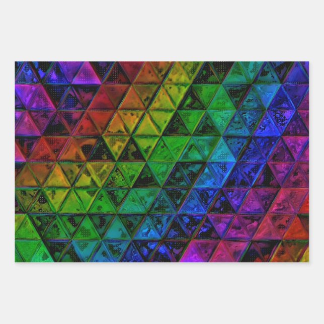 Pride Glass  Wrapping Paper Sheets (Front)