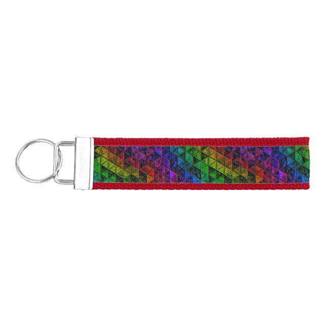 Pride Glass  Wrist Keychain (Keys on Left)