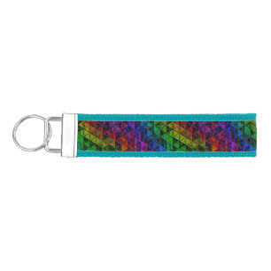 Pride Glass Wrist Keychain