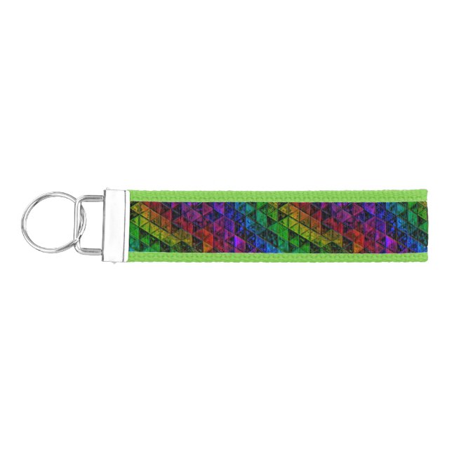 Pride Glass  Wrist Keychain (Keys on Left)