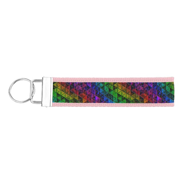 Pride Glass  Wrist Keychain (Keys on Left)