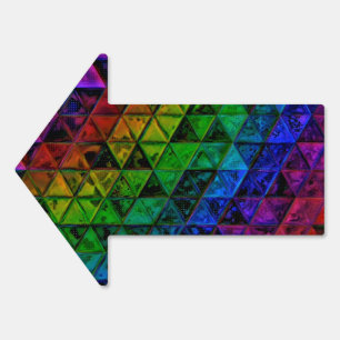 Pride Glass Yard Sign