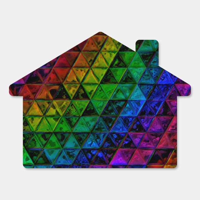 Pride Glass Yard Sign (Front)