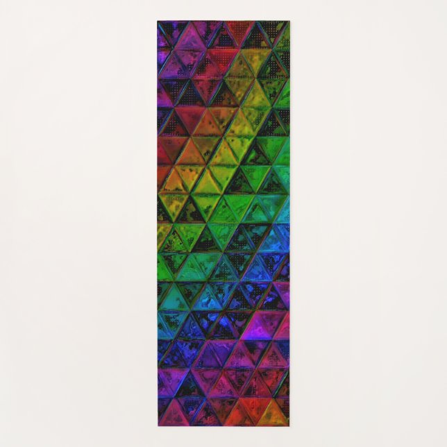 Pride Glass  Yoga Mat (Front)