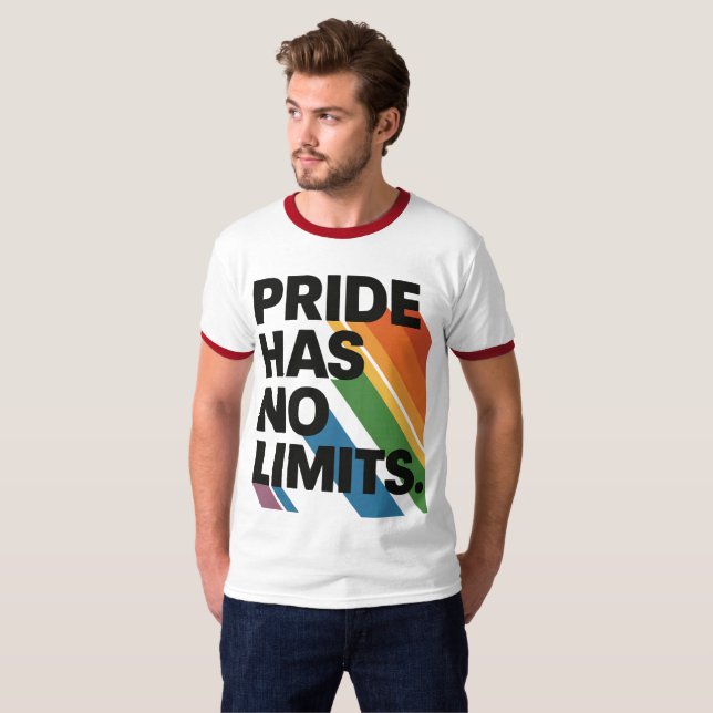 Pride Has No Limits | Disability Pride Month  T-Shirt (Front Full)