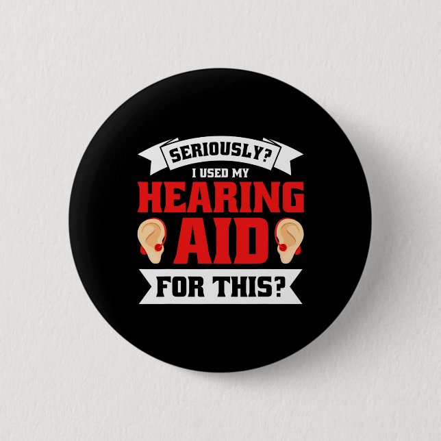 Pride Hearing Loss Awareness Deaf Awareness 5  Button (Front)