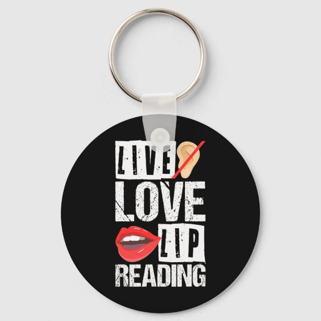 Pride Hearing Loss Awareness Deaf Awareness 7  Keychain (Front)