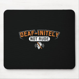 Pride Hearing Loss Awareness Deaf Awareness Mouse Pad