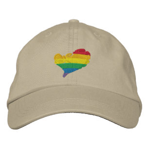 Pride HeART Embroidered Baseball Cap
