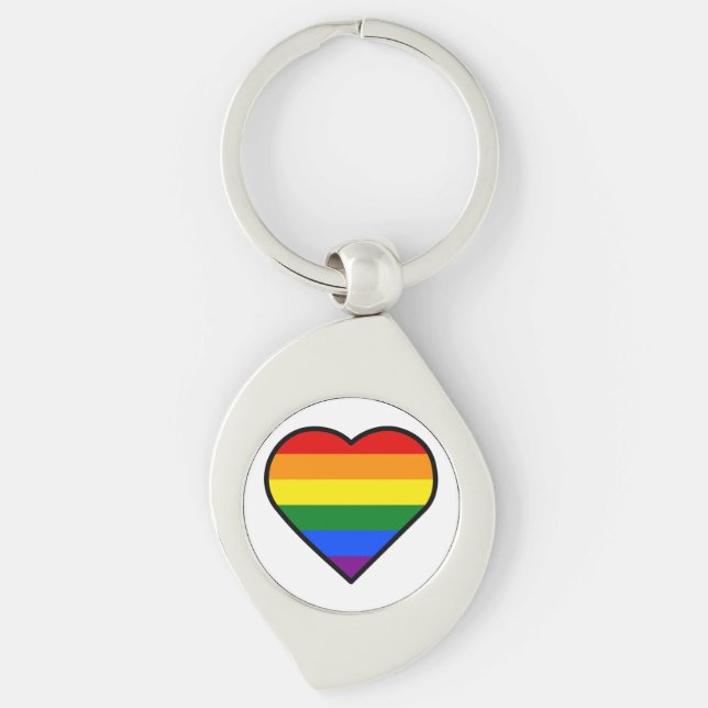 PRIDE HEART KEYCHAIN (Front)