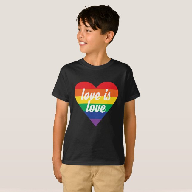 Pride Heart Kids Shirt (Front Full)