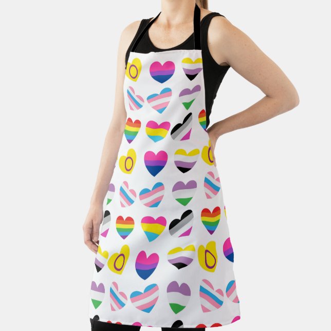 Pride Hearts Apron (Insitu)