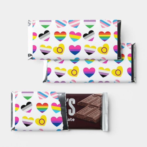 Pride Hearts Chocolate Bars