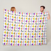 Inspiring Messages (Black) Super Plush Blanket - 50x60 Soft