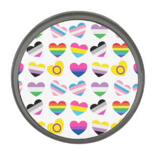 Pride Hearts Lapel Pin