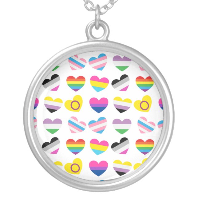 Pride Hearts Necklace (Front)