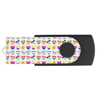 Pride Hearts Thumb Drive