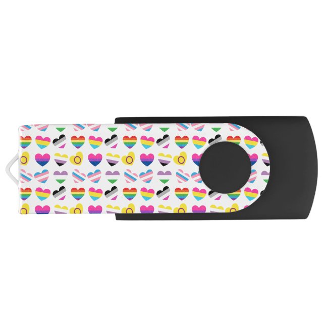 Pride Hearts Thumb Drive (Back)