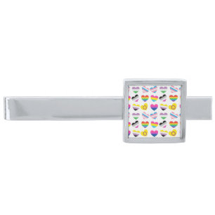 Pride Hearts Tie Bar