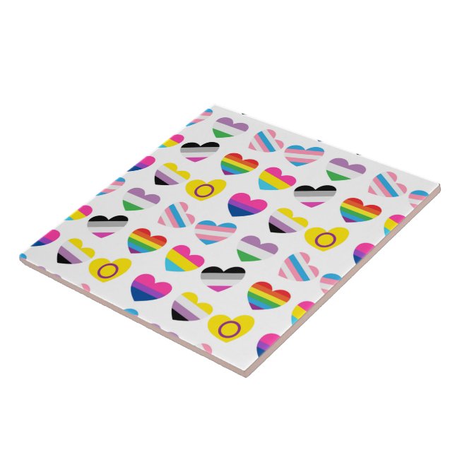 Pride Hearts Tile (Side)