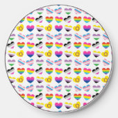 Pride Hearts Wireless Charger (Front)
