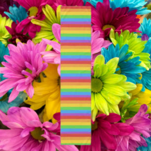 Pride Horizon: Horizontal Rainbow Flag Scarf