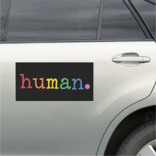 Pride Human LGBT Rainbow LGBTQ Equality Car Magnet
