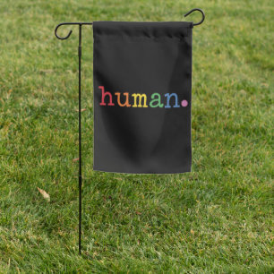 Pride Human LGBT Rainbow LGBTQ Equality Garden Flag