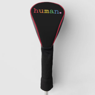 Pride Human LGBT Rainbow LGBTQ Equality Golf Head Cover