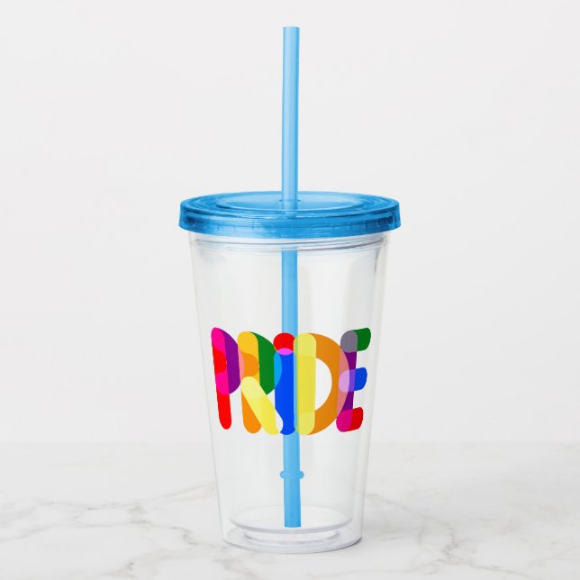 Pride in Design Acrylic Tumbler (Front)