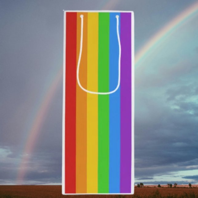 Pride in Every Stripe Wine Gift Bag (Creator Uploaded)