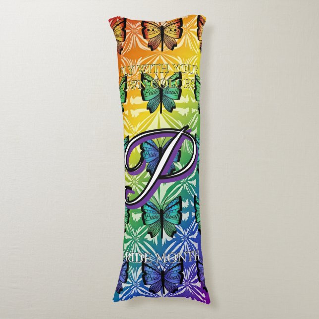 Pride in Flight Collection Body Pillow (Front Vertical)