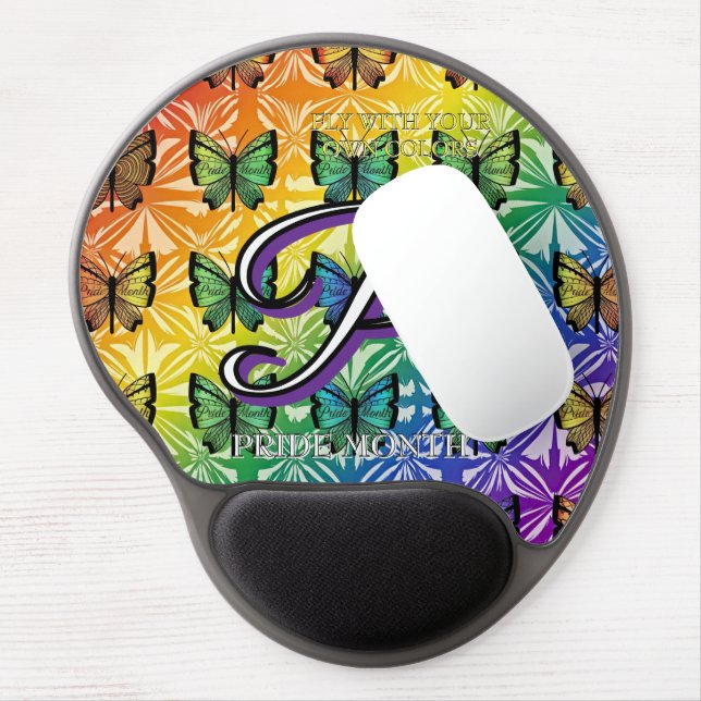 Pride in Flight Collection Gel Mouse Pad (Left Side)