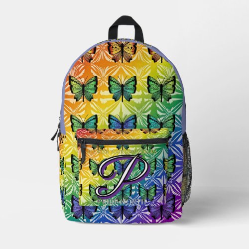 Pride in Flight Collection Printed Backpack