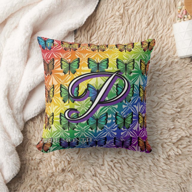 Pride in Flight Collection Throw Pillow (Blanket)