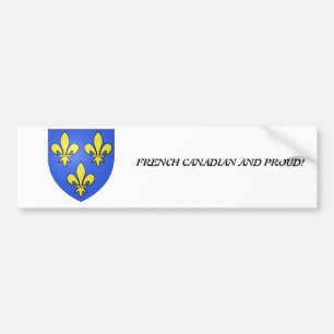 PRIDE IN FRENCH HERITAGE BUMPER STICKER