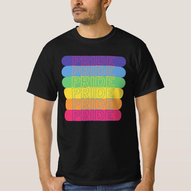 Pride in rainbow colors    T-Shirt (Front)