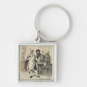 Pride in the Kitchen, from a series of prints depi Keychain
